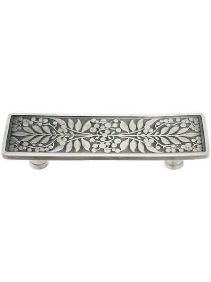 Mountain Ash Drawer Pull - 3 inch Center to Center in Antique Pewter.